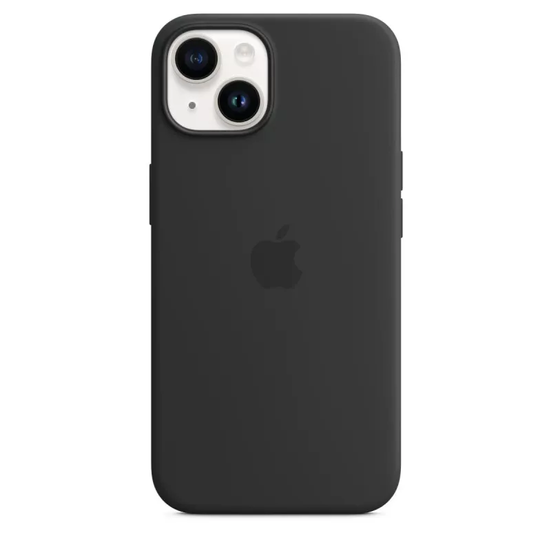 Θήκη Apple iPhone 14 Θήκη σιλικόνης με MagSafe Μεσάνυχτα