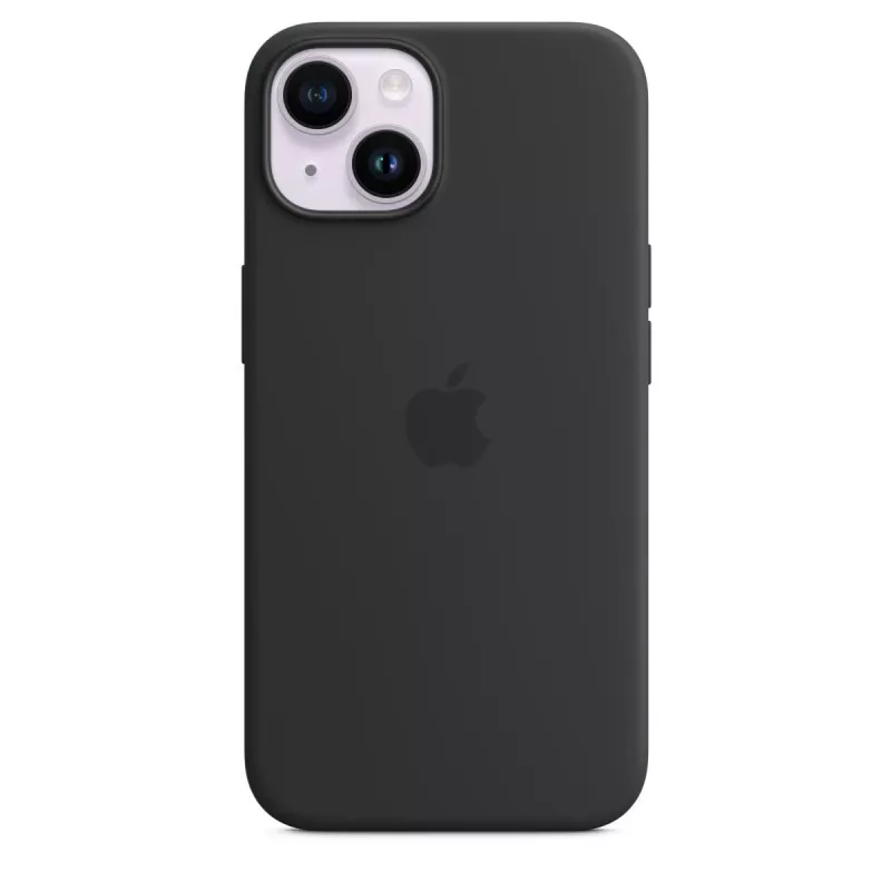 Θήκη Apple iPhone 14 Θήκη σιλικόνης με MagSafe Μεσάνυχτα