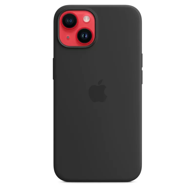 Θήκη Apple iPhone 14 Θήκη σιλικόνης με MagSafe Μεσάνυχτα