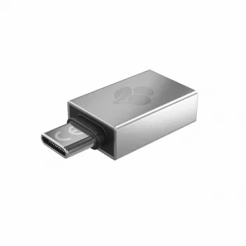 CHERRY 61710036 Αντάπτορας USB-A σε USB-C, Ασημί
