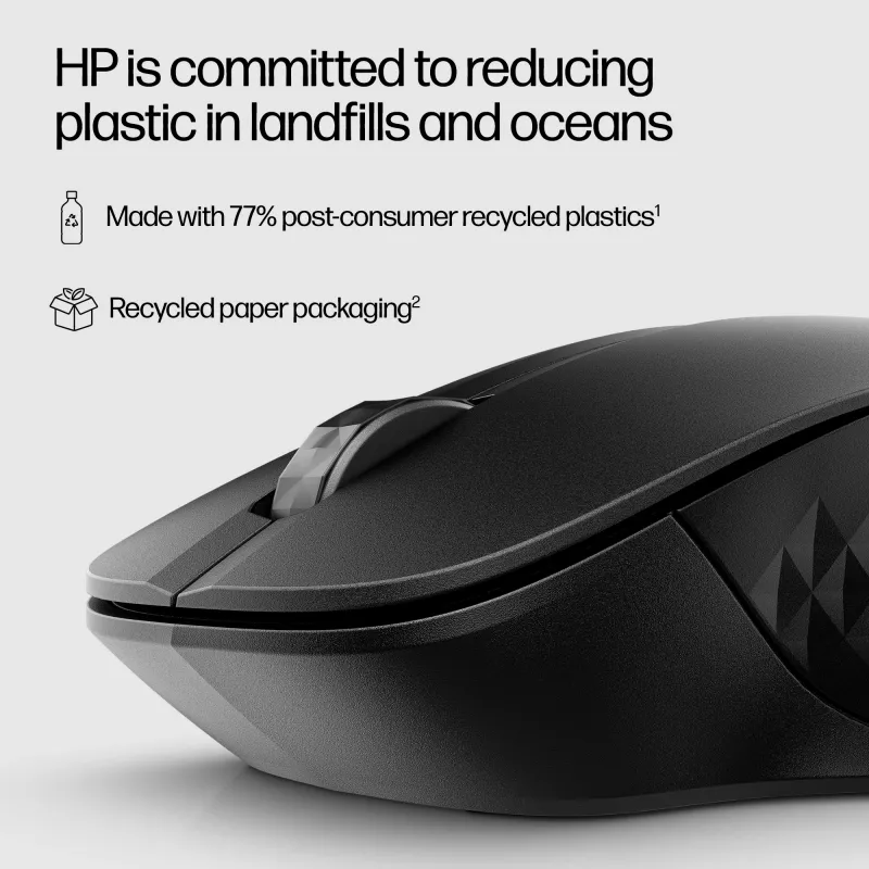HP 430 Multi-Device Ασύρματο Ποντίκι, αμφίχειρο, οπτικό, RF Wireless + Bluetooth, 1200 DPI, Μαύρο