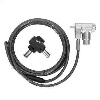 Κλειδαριά καλωδίου Targus ASP95MKGLX-25 Ασημί 2m Κλειδαριά με κλειδί