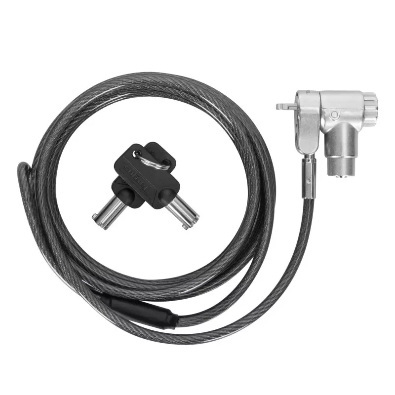 Κλειδαριά καλωδίου Targus ASP95MKGLX-25 Ασημί 2m Κλειδαριά με κλειδί