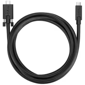 Targus ACC1122GLX Καλώδιο USB USB 3.2 Gen 1 (3.1 Gen 1) 1,8 m USB-C Μαύρο