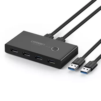 Ugreen 30768 Hub διασύνδεσης USB 3.2 Gen 1 (3.1 Gen 1) Type-A 5000 Mbit/s Μαύρο