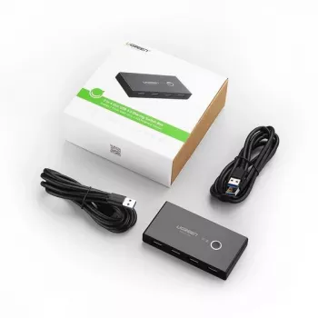 Ugreen 30768 Hub διασύνδεσης USB 3.2 Gen 1 (3.1 Gen 1) Type-A 5000 Mbit/s Μαύρο