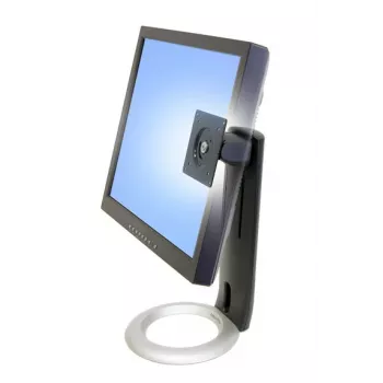 Βάση οθόνης LCD με ρύθμιση ύψους Ergotron Neo-Flex 33-310-060, έως 24 ίντσες, μέγ. 7,2 kg, ρύθμιση ύψους 13 cm, κλίση από -30 έως 30 μοίρες, VESA 75x75/100x100, μαύρο/ασημί