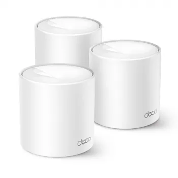 TP-Link AX1500 Whole Home Mesh Wi-Fi 6 System, 3 τεμ., Λευκό, Εσωτερικό, Mesh-System, Ρεύμα, Dualband (2,4 GHz / 5 GHz), Wi-Fi 6 (802.11ax)