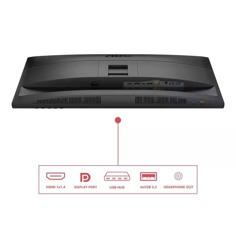 AOC 27E4CV Οθόνη υπολογιστή 68,6 cm (27 ίντσες) 1920 x 1080 Pixel Full HD LED Μαύρο