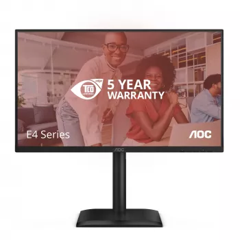 AOC E4 24E4CV Οθόνη υπολογιστή 60,5 cm (23,8 ίντσες) 1920 x 1080 Pixel Full HD LED Μαύρο