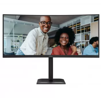 AOC CU34E4C Οθόνη υπολογιστή 86,4 cm (34 ίντσες) 3440 x 1440 Pixel Μαύρο