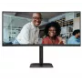 AOC CU34E4C Οθόνη υπολογιστή 86,4 cm (34 ίντσες) 3440 x 1440 Pixel Μαύρο