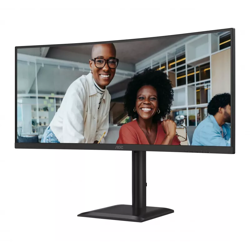 AOC CU34E4C Οθόνη υπολογιστή 86,4 cm (34 ίντσες) 3440 x 1440 Pixel Μαύρο
