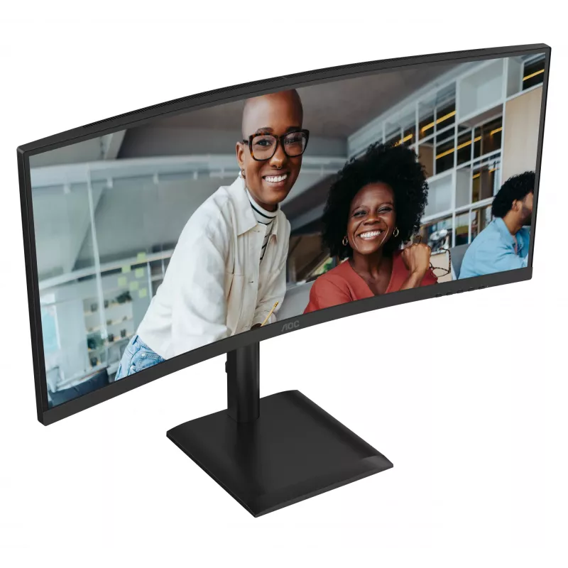 AOC CU34E4C Οθόνη υπολογιστή 86,4 cm (34 ίντσες) 3440 x 1440 Pixel Μαύρο