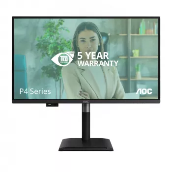 AOC Q27P4U Οθόνη υπολογιστή 68,6 cm (27 ίντσες) 2560 x 1440 Pixel Wide Quad HD Μαύρο