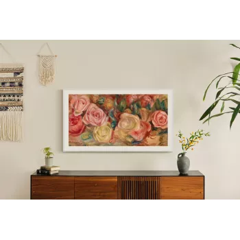 Smart τηλεόραση Samsung The Frame GQ50LS03DAUXZG 127 cm (50 ίντσες) QLED 4K Ultra HD, Art Mode, Wi-Fi, μαύρη