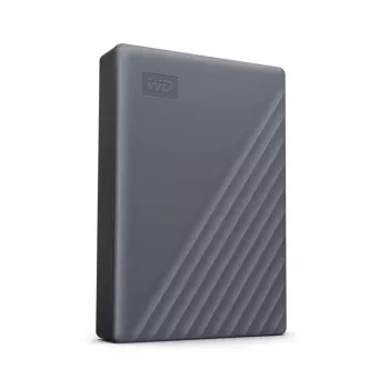 WESTERN DIGITAL Φορητός σκληρός δίσκος – My Passport – 4 TB – USB-C/A 3.2 Gen 1 – Γκρι