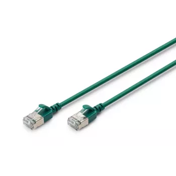 DIGITUS λεπτό καλώδιο patch - CAT6A - F-FTP - 1m - πράσινο