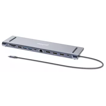 Dock/Hub Manhattan USB-C 10 θύρες 4K 60Hz Power Delivery