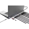 Dock/Hub Manhattan USB-C 10 θύρες 4K 60Hz Power Delivery
