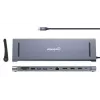 Dock/Hub Manhattan USB-C 10 θύρες 4K 60Hz Power Delivery