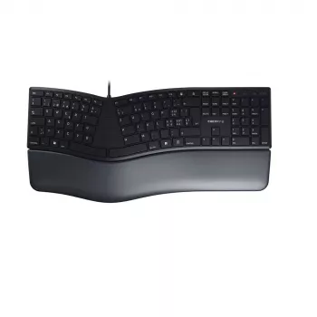 CHERRY KC 4500 ERGO Πληκτρολόγιο Γραφείου USB QWERTZ Ελβετογερμανικό μαύρο