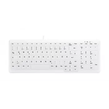 Contour Design Active Key Contour ClassicClean Medical Keyboard Αφαιρούμενο κάλυμμα Compact Ενσύρματο λευκό DE C7000