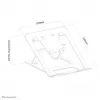 Neomounts NSLS085Γκρι Βάση laptop 10-17 ίντσες - αναδιπλούμενη - compact - universal