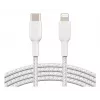 BELKIN Καλώδιο Lightning σε USB-C Πλεκτό 1m Λευκό