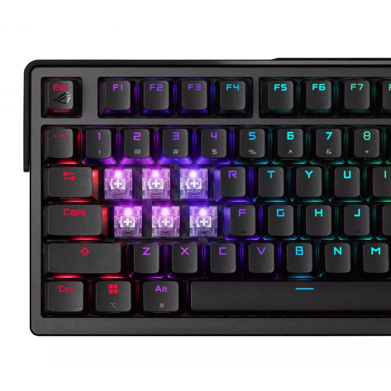 ASUS ROG Azoth Extreme Πληκτρολόγιο Gaming USB + RF Wireless + Bluetooth QWERTZ Μαύρο
