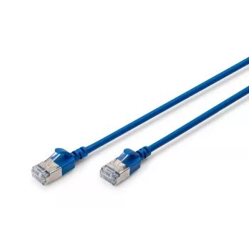 DIGITUS Λεπτό Patch καλώδιο - CAT6A - F-FTP - 2m - Μπλε