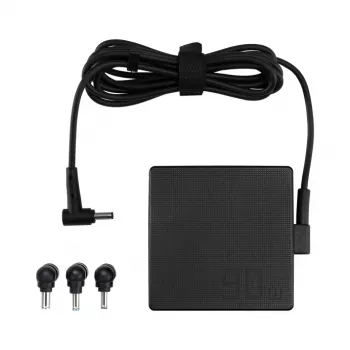 Τροφοδοτικό ASUS U90W-01 (ADP-90LE B) 90W, 100–240V Είσοδος, παθητική ψύξη, 75×75 mm, 0,16 m καλώδιο, μαύρο