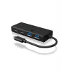 ICY BOX IB-HUB1426-CPD USB 3.2 Gen 1 (3.1 Gen 1) Type-C 5000 Mbit/s Μαύρο