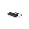 ICY BOX IB-HUB1426-CPD USB 3.2 Gen 1 (3.1 Gen 1) Type-C 5000 Mbit/s Μαύρο