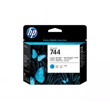HP 744 Photo Μαύρο/Cyan DesignJet Κεφαλή εκτύπωσης