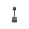 DIGITUS DP - HDMI Καλώδιο 20 cm μαύρο DP - HDMI τύπου A M/F HDMI 2.0