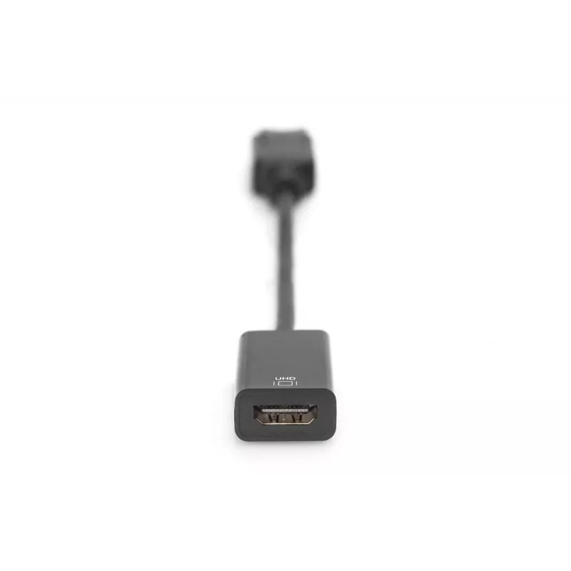 DIGITUS DP - HDMI Καλώδιο 20 cm μαύρο DP - HDMI τύπου A M/F HDMI 2.0