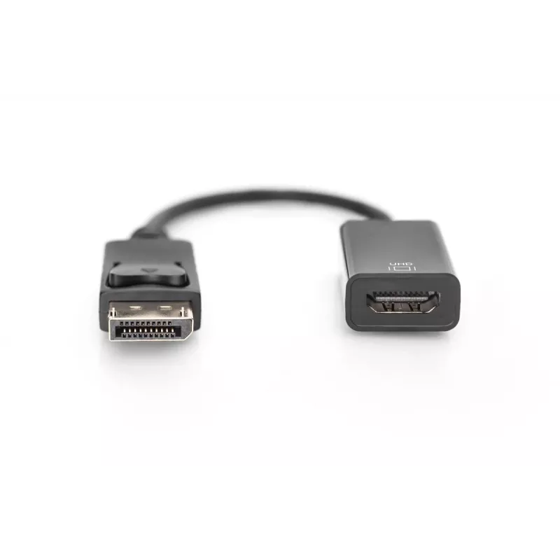 DIGITUS DP - HDMI Καλώδιο 20 cm μαύρο DP - HDMI τύπου A M/F HDMI 2.0