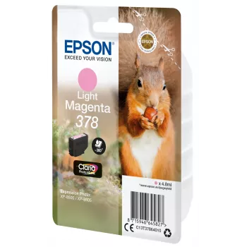 Epson Squirrel Ατομική συσκευασία Light Magenta 378 Claria Photo HD μελάνι