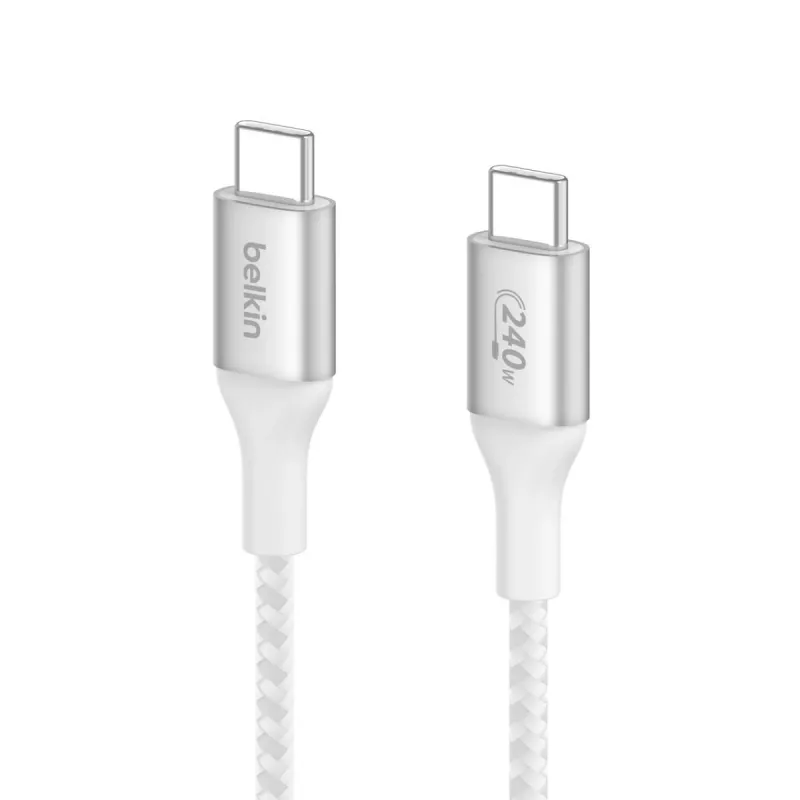 BELKIN Καλώδιο USB - BoostCharge - Καλώδιο USB-C σε USB-C 240W - 1m - Λευκό