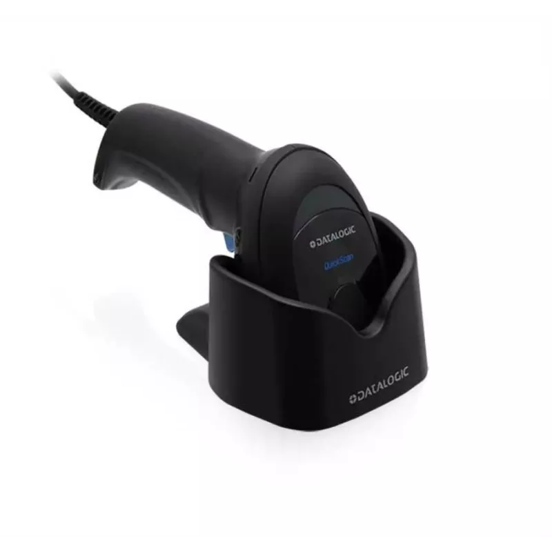 DATALOGIC Quickscan Lite 2500 Κιτ 2D-Imager με σπιράλ καλώδιο USB + βάση Μαύρο