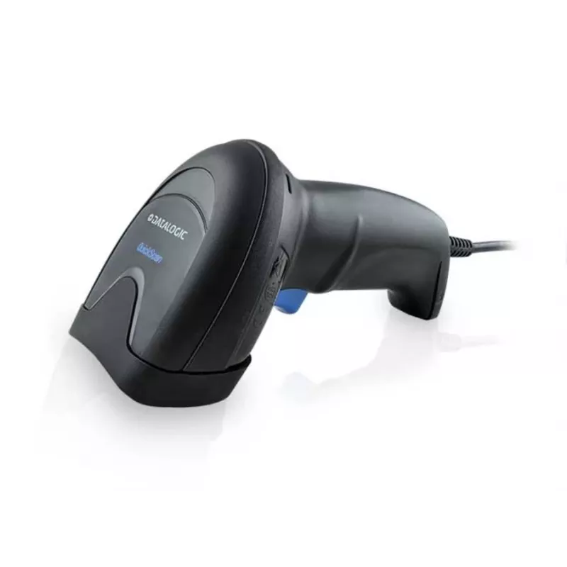 DATALOGIC Quickscan Lite 2500 Κιτ 2D-Imager με σπιράλ καλώδιο USB + βάση Μαύρο