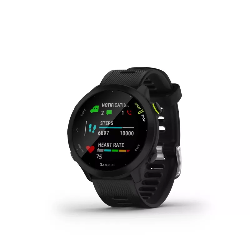 GARMIN INTERNATIONAL Forerunner 55 Smartwatch τρεξίματος – μαύρο