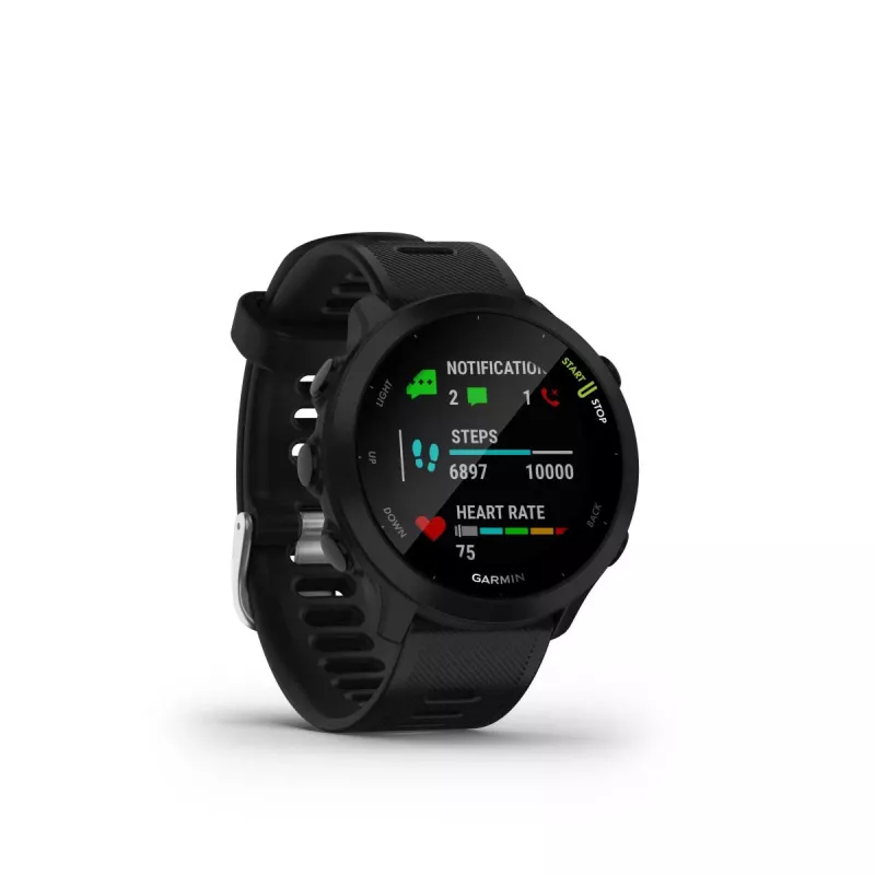 GARMIN INTERNATIONAL Forerunner 55 Smartwatch τρεξίματος – μαύρο