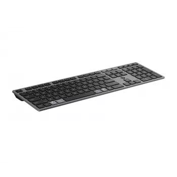 HP 725 Multi-Device επαναφορτιζόμενο ασύρματο πληκτρολόγιο, πλήρους μεγέθους (100%), ασύρματο, RF Wireless + Bluetooth, μαύρο