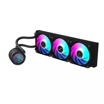 GIGABYTE AORUS WATERFORCE II 360 AIO υδρόψυκτη CPU - 3x120mm ARGB ανεμιστήρες, μηχανισμός ασφάλισης Slide-in, DAISY-CHAIN, συμβατό με Intel LGA 1851 και AMD AM5