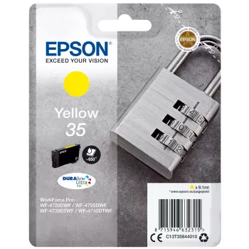 Epson Padlock Ατομική συσκευασία κίτρινο 35 DURABrite Ultra Ink