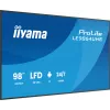 iiyama LE9864UHS-B1AG Οθόνη ψηφιακής σήμανσης Επίπεδη οθόνη 2,49 m (98 inch) Wi-Fi 500 cd/m² 4K Ultra HD μαύρο Ενσωματωμένος επεξεργαστής Android 24/7