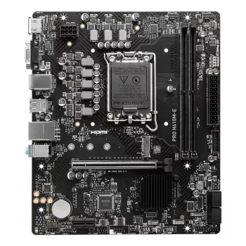 Μητρική κάρτα MSI PRO H610M-E — Intel H610, LGA 1700, micro ATX, DDR5, 2x DIMM, max 96 GB, 2.5Gb LAN, HDMI, 4x SATA III