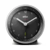 Braun BC07SB-DCF Ξυπνητήρι κουάρτζ Μαύρο, Ασημί